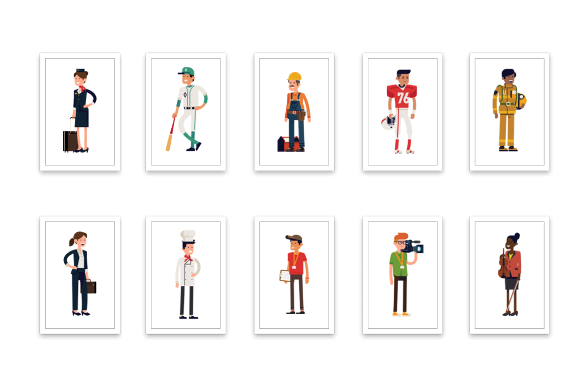 Flat Characters: Professions Bundle, a Person Illustration by Masha Tace (Photo 2 of 2)