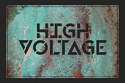 HAZMAT, a Sans Serif Font by Little Fonts (Thumbnail 5 of 10)