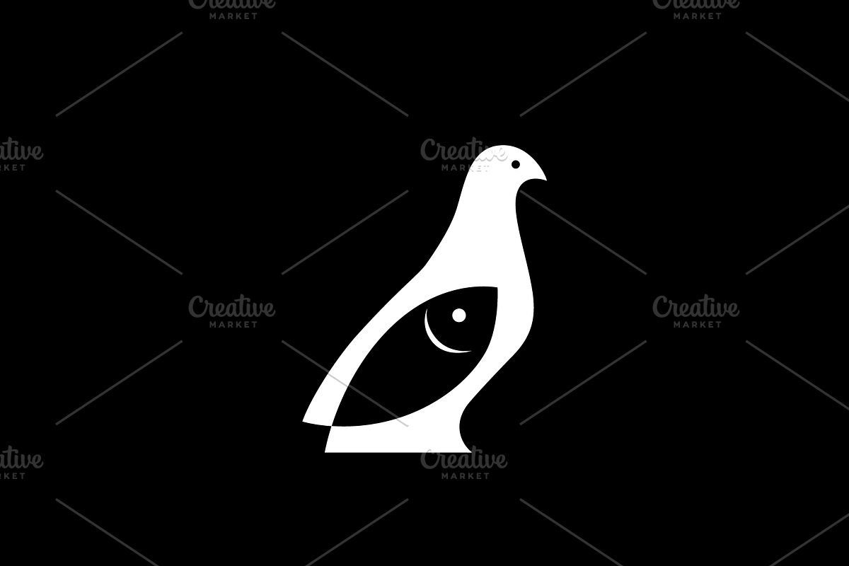 bird with fish wildlife concept logo, a Branding & Logo Template by devastd