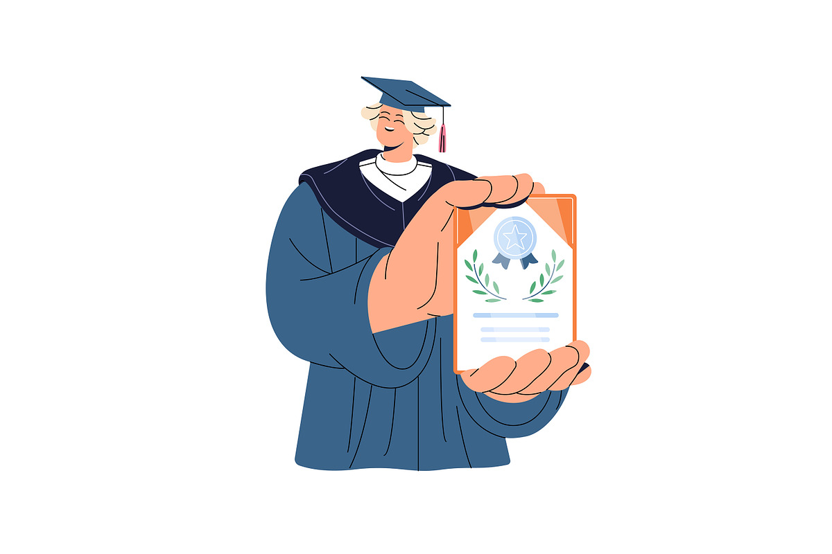 People showing documents set, a Person Illustration by PaperTrident (Photo 6 of 9)