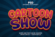 Cartoon Show 3d Psd Text Effect, a Brushes & More by bdrobin (Thumbnail 2 of 2)