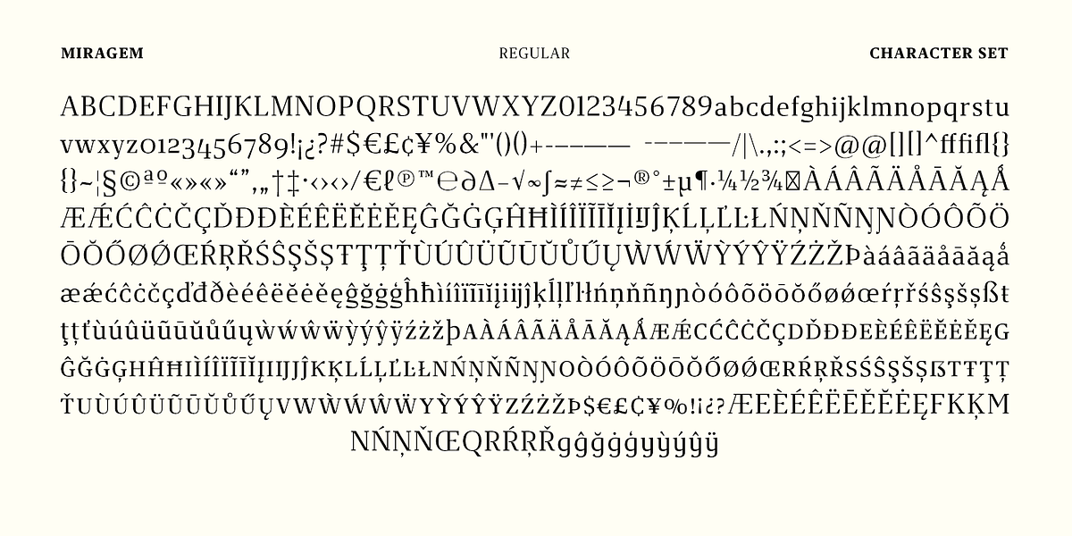Miragem, a Serif Font by Vanarchiv (Photo 7 of 8)