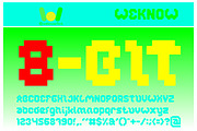 glitch font, a Font by weknow (Thumbnail 2 of 5)