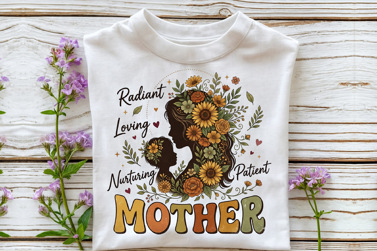 Retro Vintage Floral Mother's Day, a Seasonal Illustration by Sublimation Artist (Photo 3 of 9)