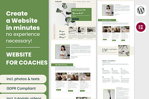 Elementor Wordpress Website Template