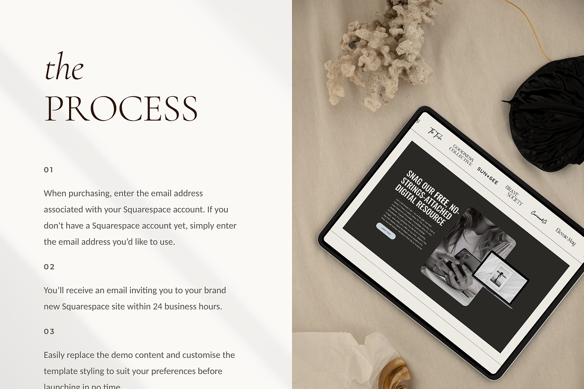 Squarespace Website Template Colette, a Squarespace Template by Candor Templates (Photo 14 of 20)