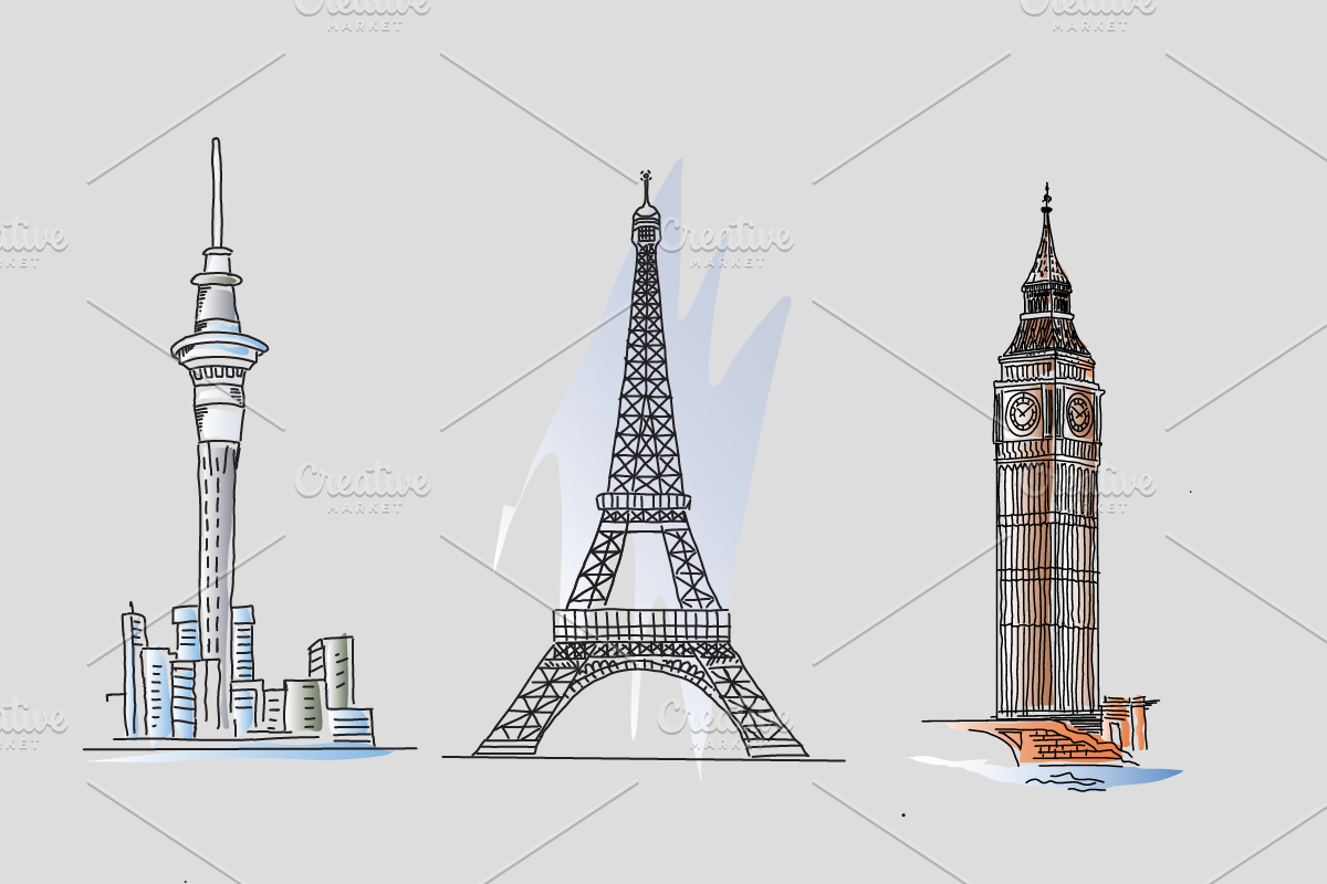 27 Landmarks, an Illustration by Jadugar Design Studio (Photo 13 of 13)