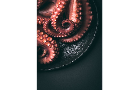 Octopus tentacles on the volcanic di