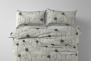 Doodle black white flowers daisy, a Pattern Graphic by Nocito Design (Thumbnail 3 of 6)