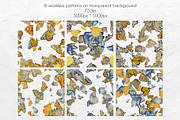 Butterfly watercolor set, a Decorative Illustration by Big Bundles Shop (Thumbnail 4 of 5)