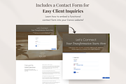 Life Coach Canva Website Template, a Landing Page Template by GlamWebDesigns (Thumbnail 4 of 8)