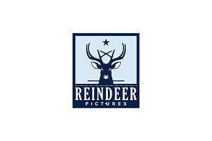 Deer Reindeer Antler Simple Logo, a Branding & Logo Template by Atlantis X Nurman Arbai