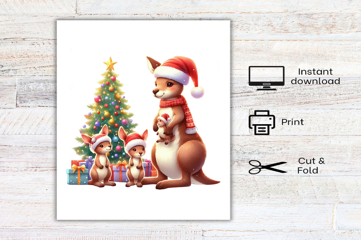 Australia Christmas Clipart, an Illustration by Canvas Craft (Photo 7 of 7)