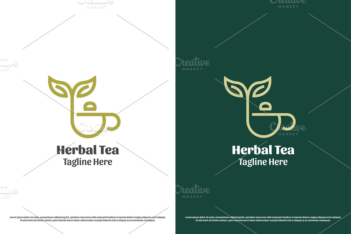 Herbal Drink Medic Logo Design Icon, a Branding & Logo Template by Morvana Crew