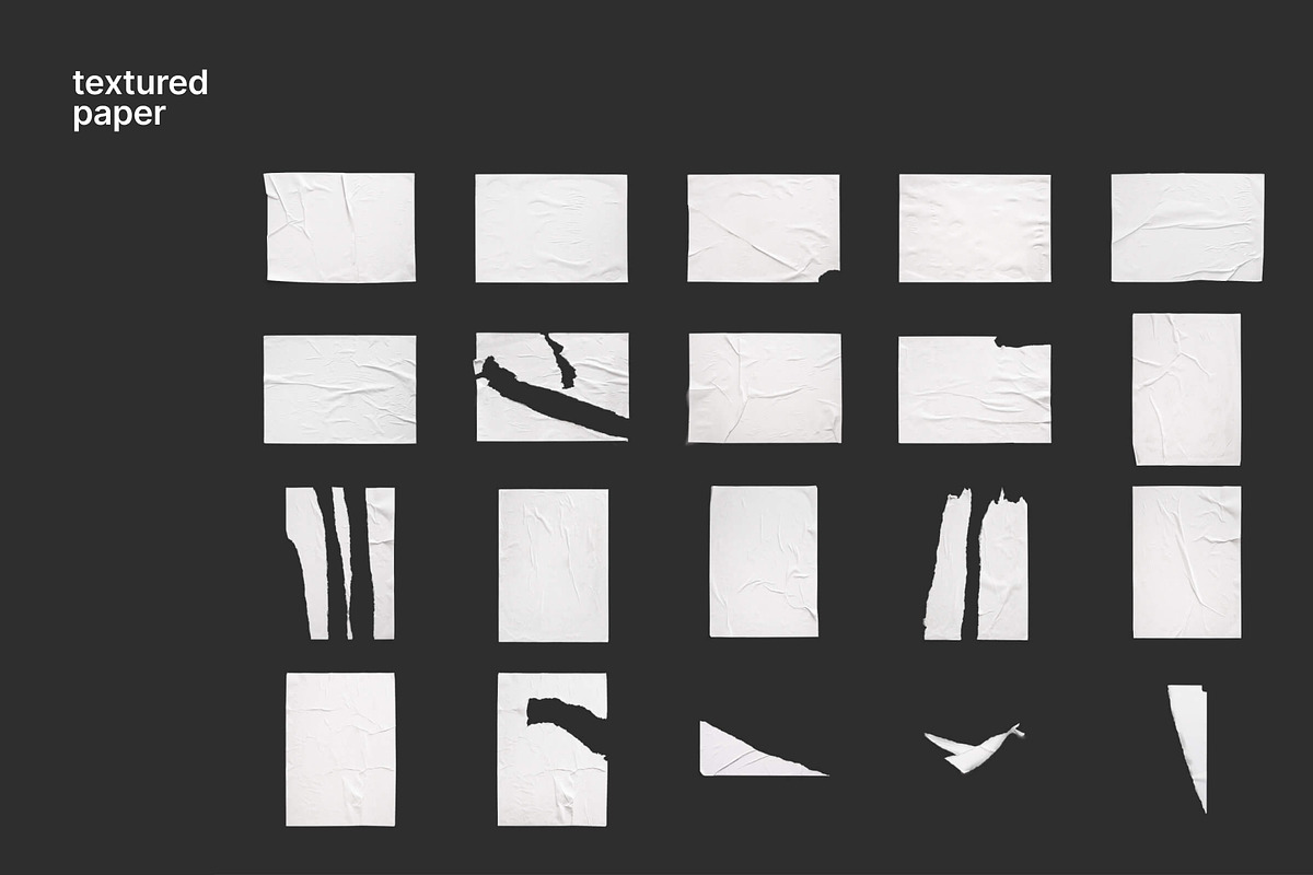 Glued Paper Mockups, a Print Template by ls.graphics (Photo 4 of 9)