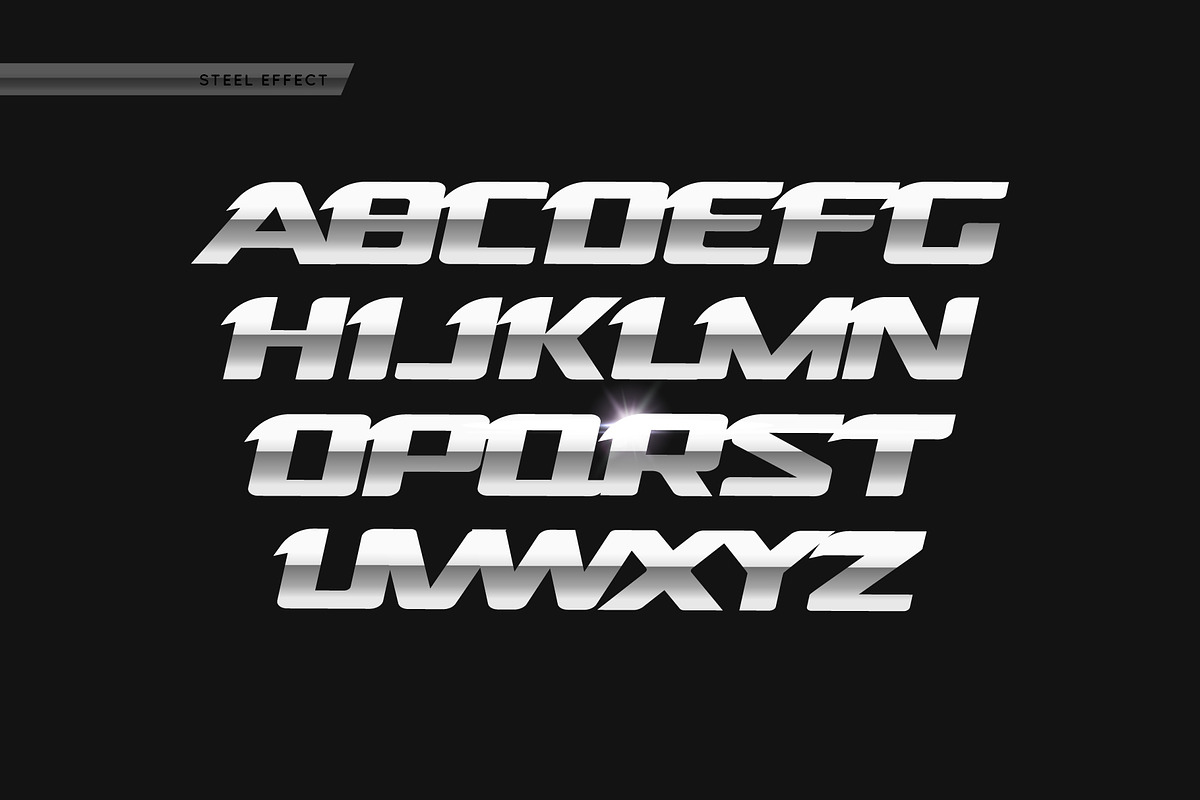 Superhero font preview 3