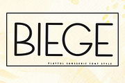 Beige, a Sans Serif Font by FreshTypeINK (Thumbnail 1 of 8)