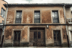 Weathered Old Building Facade, an Architecture Photo by SkyNext