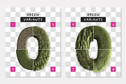 Green Grass or Fur Typo Creator, a Sans Serif Font by TVartworks (Thumbnail 2 of 14)
