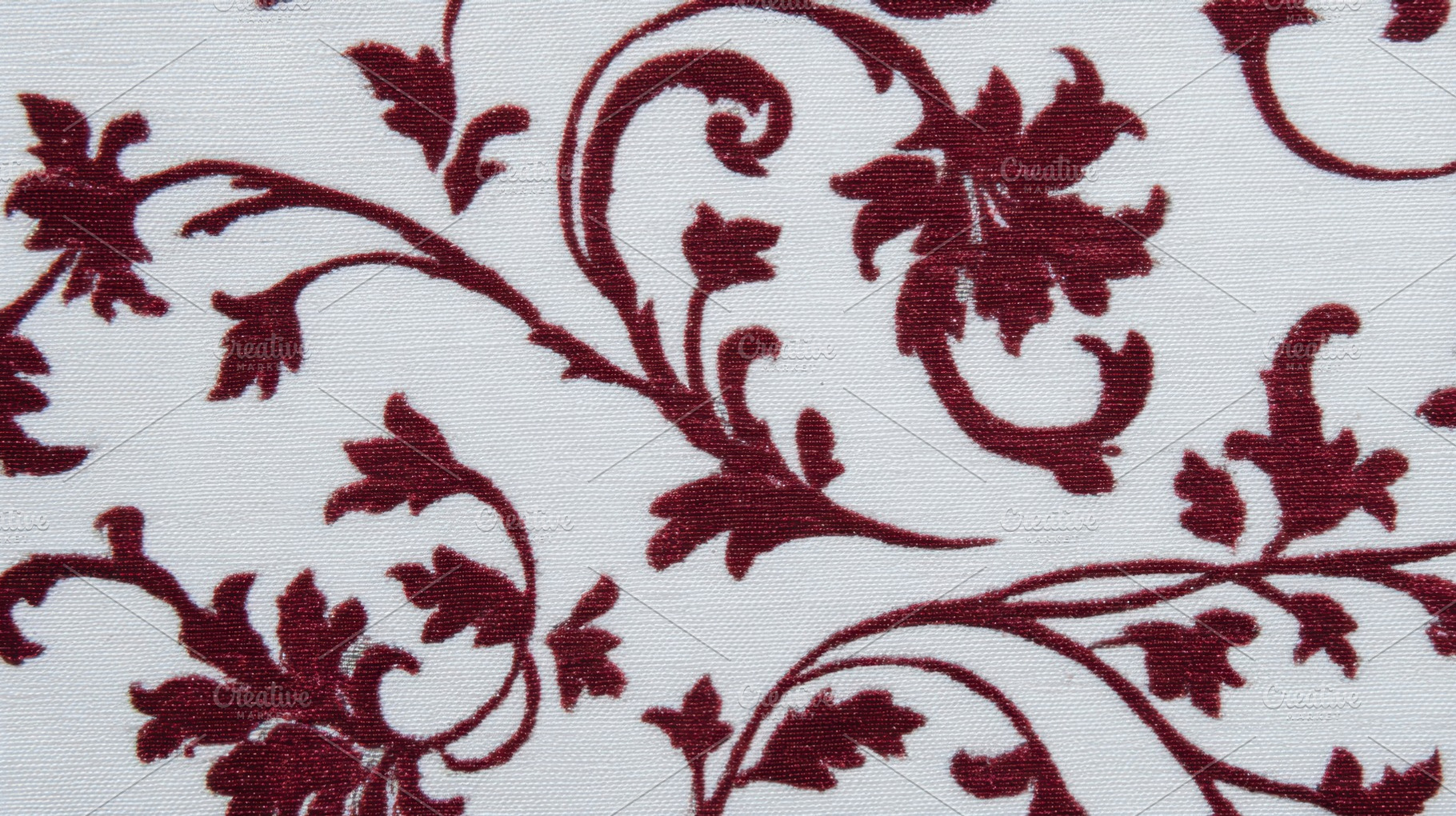 Decorative fabric with floral design, a Photo by Beautiful things