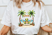 Hello Summer, Summer Turtle PNG, an Illustration by Libby Wishes (Thumbnail 2 of 4)