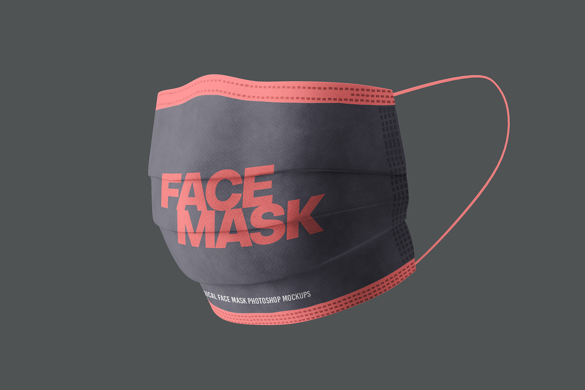 Medical Face Mask Mockups, a Mask Mockup by artimasa (Photo 1 of 3)