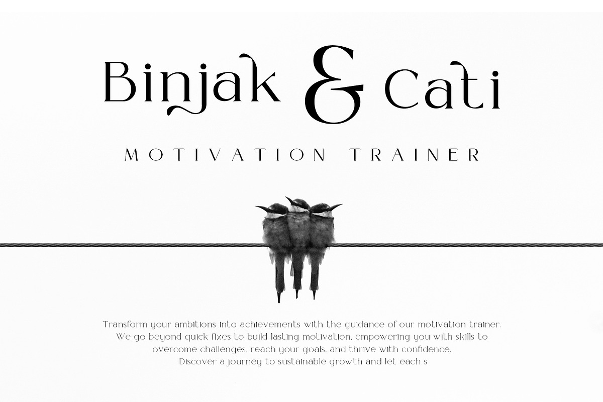 Manrog Modern Ligature Typeface, a Serif Font by BOOSH Studio (Photo 4 of 5)