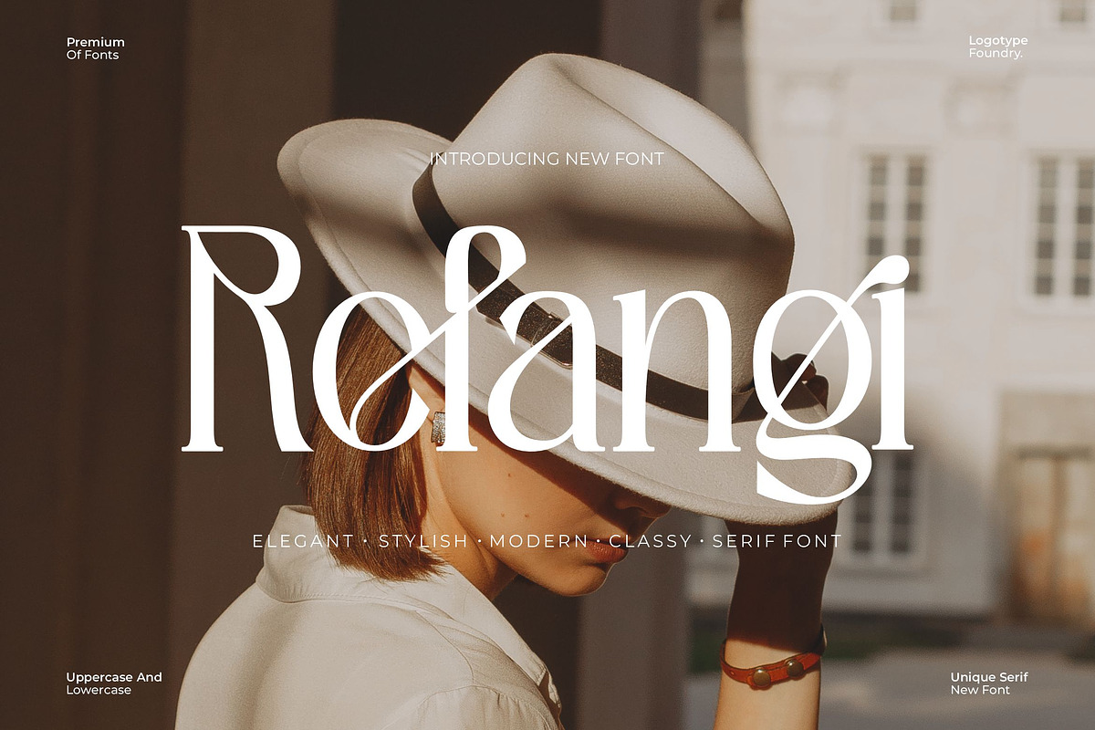 Refangi || Modern Retro Serif Font, a Serif Font by Ermedia Studio (Photo 1 of 10)