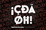 NWB UltraViolent – Thin & Black, a Sans Serif Font by Nowheresburg (Thumbnail 7 of 12)