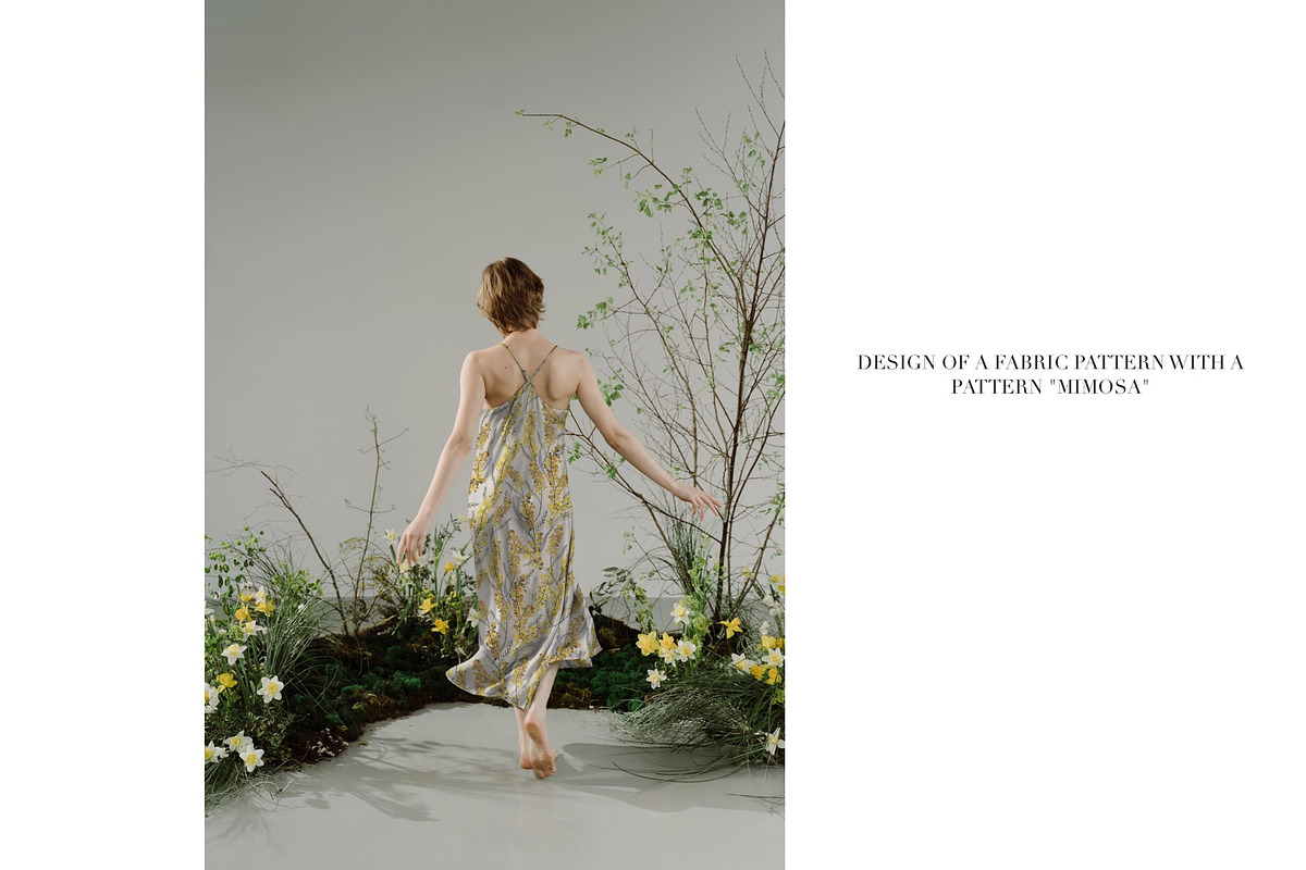 Pattern MIMOSA, a Decorative Illustration by PASHKOVA (Photo 4 of 18)