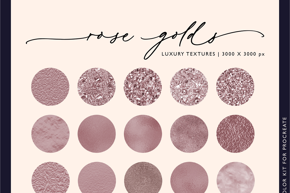 Metallic Watercolor Kit | Procreate, a Brush Add-On by theinkaffair (Photo 5 of 13)