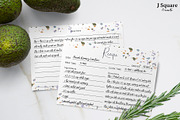 4x6 Recipe Card MockUp & Props, a Print Template by JSquarePresents (Thumbnail 8 of 11)