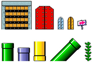 Super Mario game elements