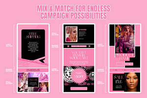 Black Pink Email Templates