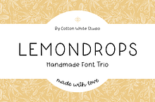 Lemondrops Font Trio