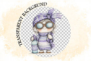 Summer Funny Grandma Clipart Bundle., an Illustration by SVGArt (Thumbnail 5 of 9)