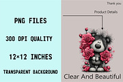 Valentine’s Day Teddy Clipart Bundle, an Illustration by SVGArt (Thumbnail 3 of 8)