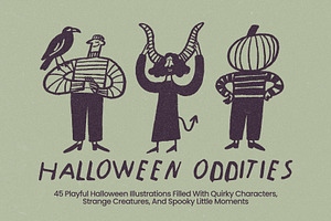 Halloween Oddities: 45 Spooky Pack, an Object Illustration by Veyla