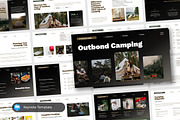 Camping Google Slides Template, a Presentation Template by TMint Creative (Thumbnail 1 of 6)