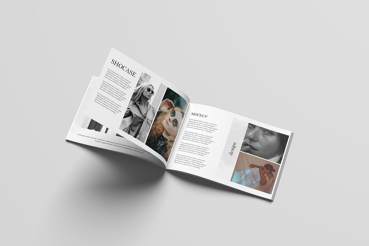 A4 Landscape Magazine Mockup, a Books & Magazine Mockup by Lxadesign (Photo 6 of 14)
