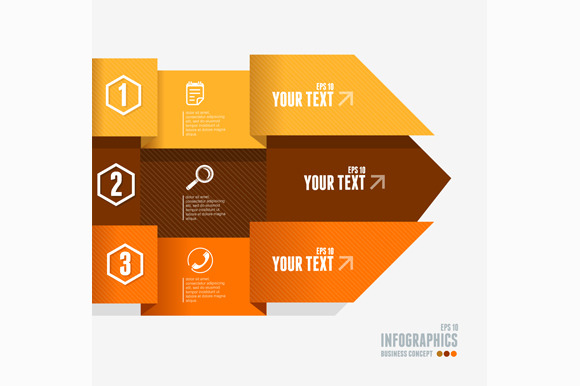Colorful Text Boxes, Infographics., an Illustration by More Shop ...