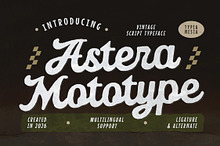 Astera Mototype – Hand Drawn Script