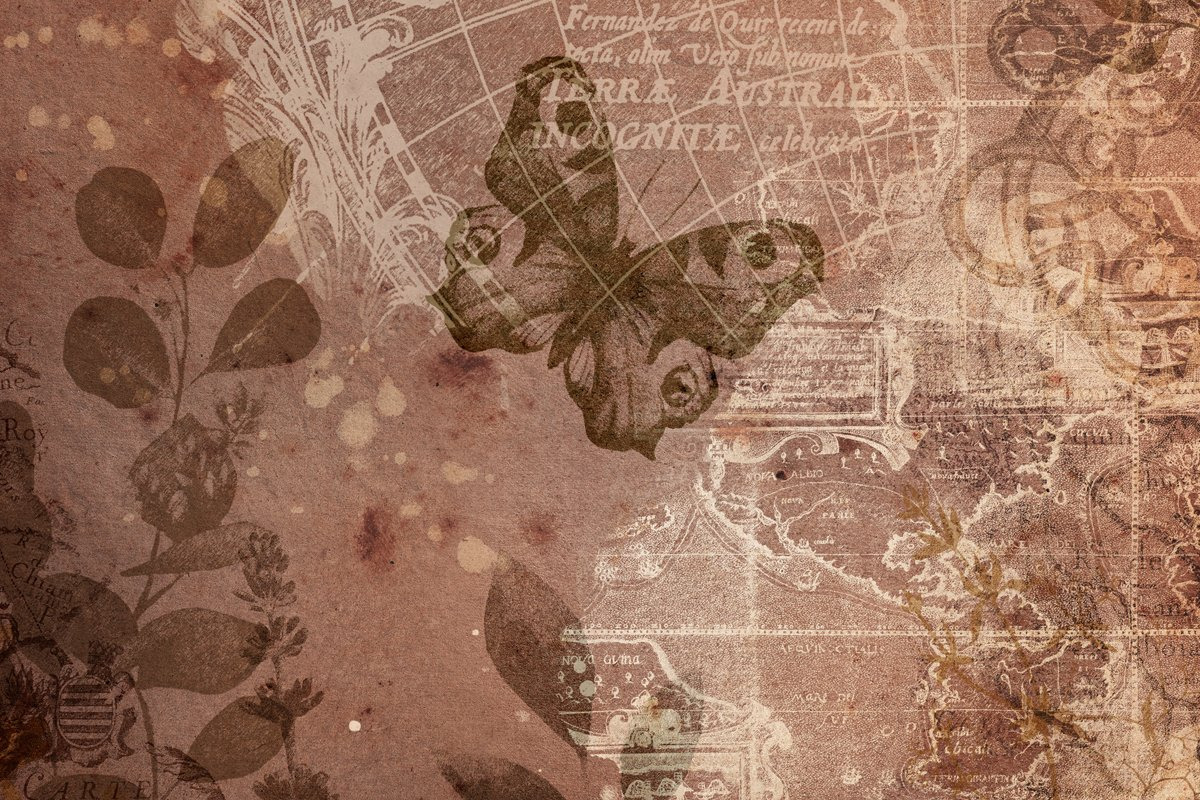Vintage Maps. Stamp Brushes, a Brush Add-On by Julia_Raketic (Photo 5 of 15)
