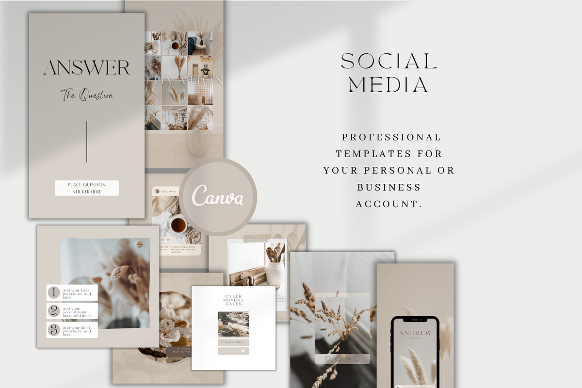 3000+ Social Media Bundle | Canva, a Social Media Template by BRANDcontent (Photo 6 of 10)