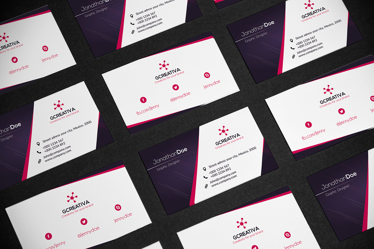 Mega Bundle Business Cards, a Business Card Template by DesignsStore (Photo 3 of 7)