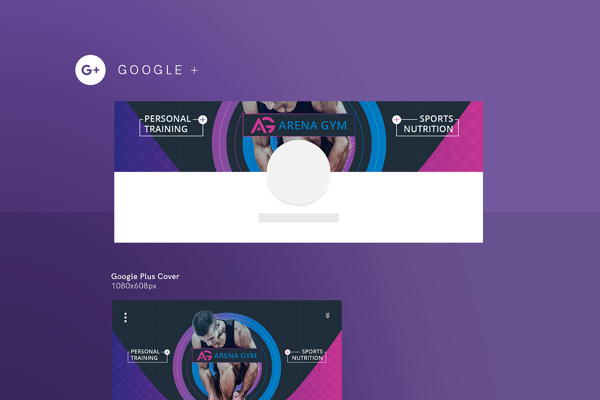 Social Media Pack | Gym Training, a Social Media Template by Amber Graphics (Photo 2 of 10)
