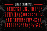 Rockakura typeface, a Blackletter Font by alit design (Thumbnail 6 of 17)