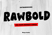 RAWBOLD – Rough & Bold Font, a Handwritten Font by Weape Studio (Thumbnail 1 of 9)