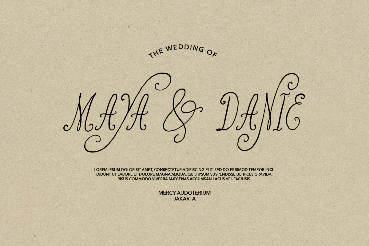 Poetry Velvet Curly Font, a Handwritten Font by Letterhend Studio (Photo 6 of 9)