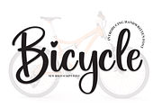 Bicycle | Script Font, a Script Font by Scratchones (Thumbnail 1 of 8)